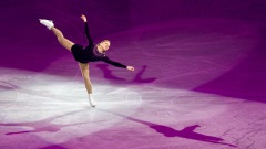Joannie Rochette pendant sa performance lors du gala r�unissant les m�daill�s de patinage artistique.