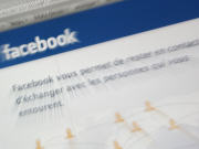 Page d'accueil de Facebook