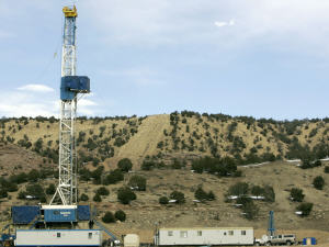 Un puits de gaz naturel au Colorado.