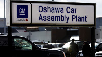 L'usine d'assemblage de GM � Oshawa