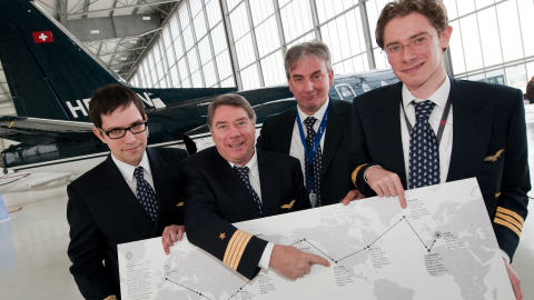 Le Fran�ais Flavien Guderzo, le pilote italo-suisse Riccardo Mortara, le Croate Tom Zorman et le co-pilote italien Gabriel Mortara.