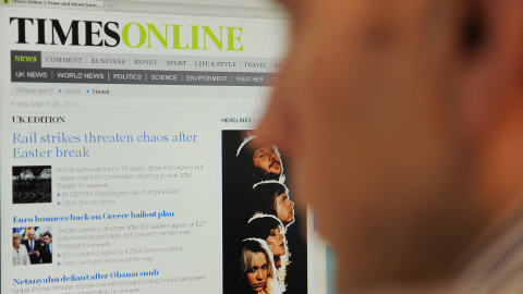 Times de Londres en ligne