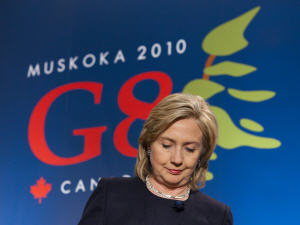 Hillary Clinton au sommet préparatoire du G8
