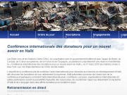 Site de la Conf�rence internationale des donateurs pour un nouvel avenir en Ha�ti