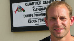 Cory Anderson alors qu'il dirigeait l'équipe provinciale de reconstruction de Kandahar.