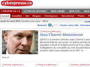 Parodie de Cyberpresse par le Mauvais Oeil