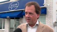 Le Dr Guy Leclerc, pr�sident d'AccelLAB