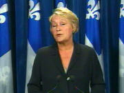 Pauline Marois, chef du Parti québécois