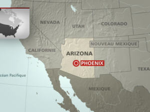La carte de l'Arizona