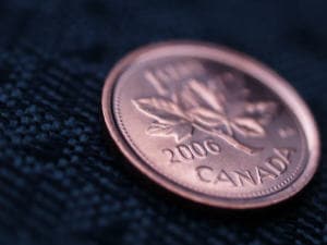 Une pièce de 1 cent