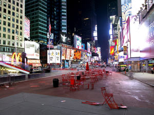 Times Square a été évacué samedi soir