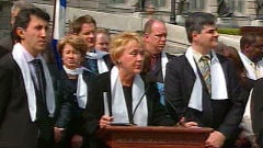 Amir Khadir, Pauline Marois et Éric Caire