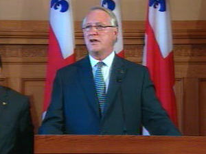 Le maire de Montréal, Gérald Tremblay, réagit à la publication du rapport du vérificateur de la Ville.