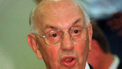 L'ex-président sud-africain P.W. Botha en 1998.