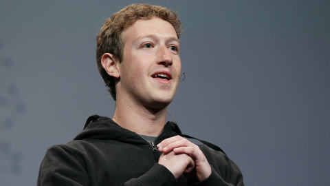Le grand patron de Facebook, Mark Zuckerberg, �g� de 26 ans.