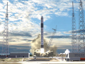 Reconstitution du lancement de Falcon 9
