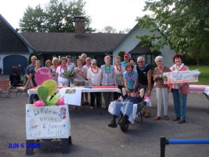 Fête des voisins à Donnacona. Une des photos gagnantes de l'édition 2009.