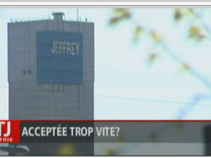 La mine Jeffrey à Asbestos