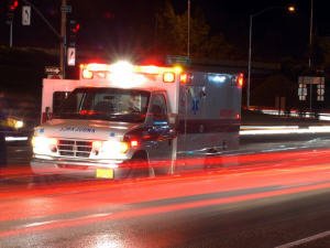 Une ambulance