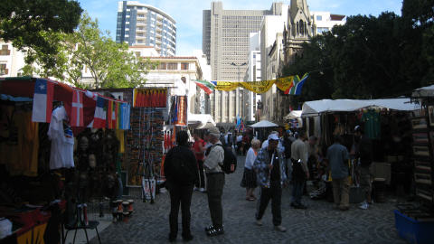 Bazar au centre-ville du Cap
