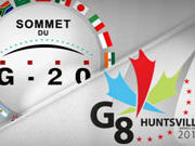 Notre dossier sur les sommets du G8 et du G20