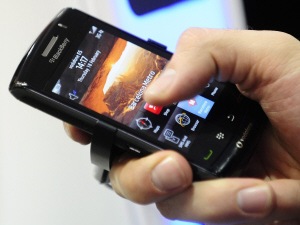 Un terminal mobile Blackberry