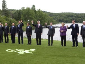 Les dirigeants du G8 réunis à Huntsville, au Canada