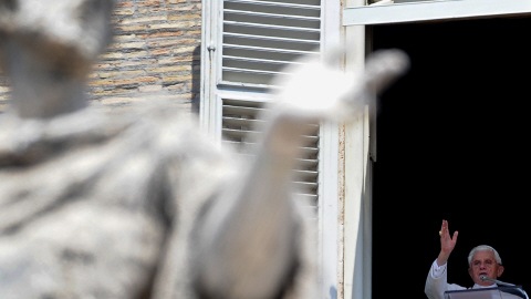 Le pape Beno�t XVI au Vatican