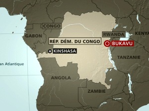 Carte de la République démocratique du Congo