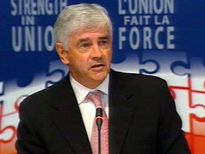 Lawrence Cannon, ministre canadien des Affaires étrangères