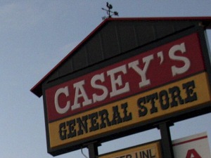 L'affiche d'un dépanneur Casey's