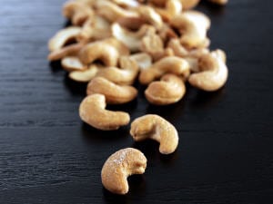 Des noix de cajou