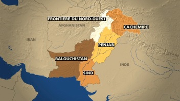 Carte du pakistan