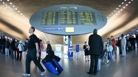 L'a�roport parisien de Roissy Charles-de-Gaulle