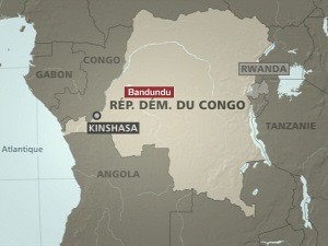 La province occidentale de Bandundu, en République démocratique du Congo