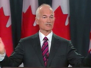 Jack Layton, chef du Nouveau Parti démocratique