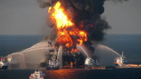 La plateforme Deepwater Horizon