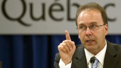 Marc Bellemare lors de son témoignage devant la commission Bastarache