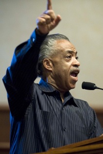 Al Sharpton s'exprime pour commémorer l'anniversaire du discours de Martin Luther King.