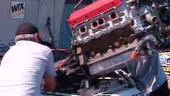 Le moteur de la Dodge d'Andrew Ranger