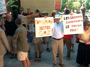 Opposants aux gaz de schiste