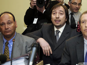 Alejandro Bohn et Marcel Kemeny, propriétaires de la mine de San José