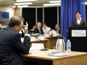 Marc Bellemare répond aux questions de l'avocate du gouvernement du Québec dans le cadre de la commission Bastarache
