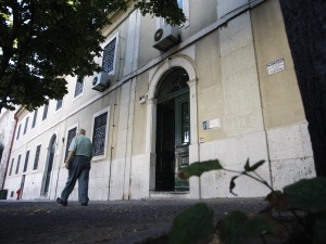 La façade de la Casa Pia, à Lisbonne, au Portugal