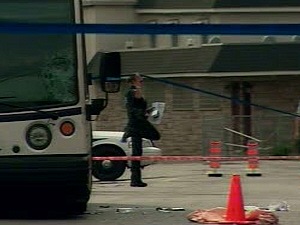 Délit de fuite à Laval autobus