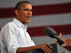 Le président Barack Obama à Milwaukee, au Wisconsin.