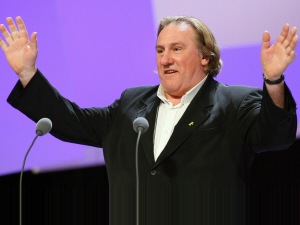 Gérard Depardieu lors de la cérémonie des César, le 27 février 2010, au Théâtre du Châtelet, à Paris