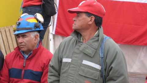 Des mineurs chiliens