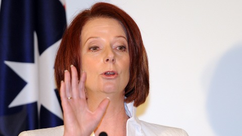 La premi�re ministre travailliste Julia Gillard