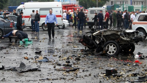 Un attentat-suicide dans un march� public de Vladikavkaz